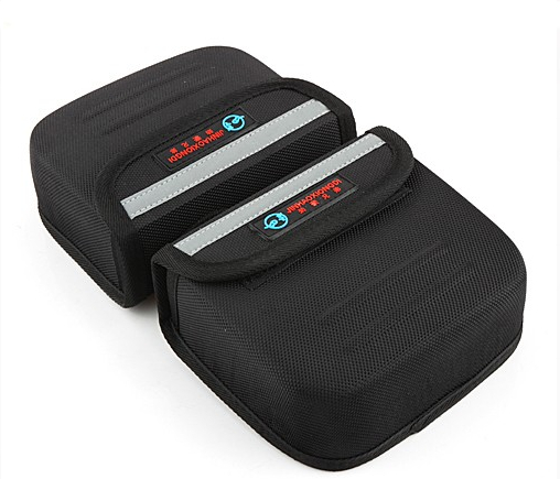 Professional Riding Bike Bicycle Beam Bag Saddle Bag with Waterproof Bag Black Color - Click Image to Close